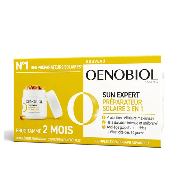 Oenobiol - Sun Expert Tan Preparation 3 in 1 60 Capsules