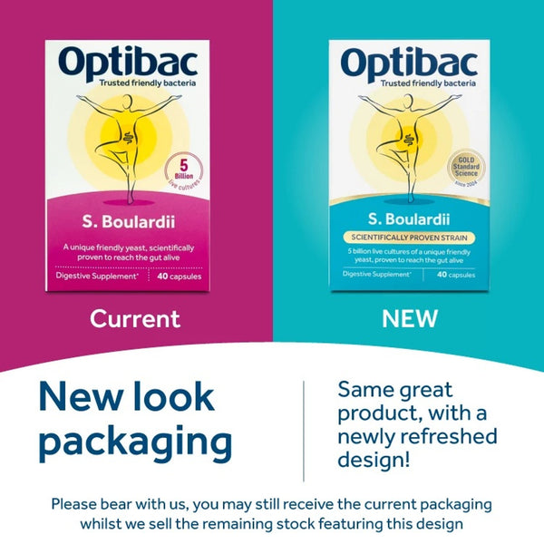 Optibac - Saccharomyces Boulardii Capsules