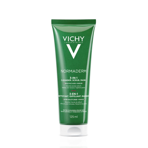 Vichy - Normaderm 3-in-1 Scrub Cleanser & Mask 125ml