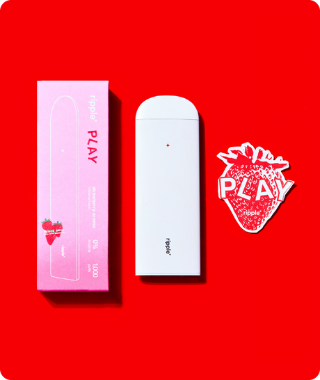 Ripple - Play Strawberry Limited Edition Aroma 1,000 Puffs