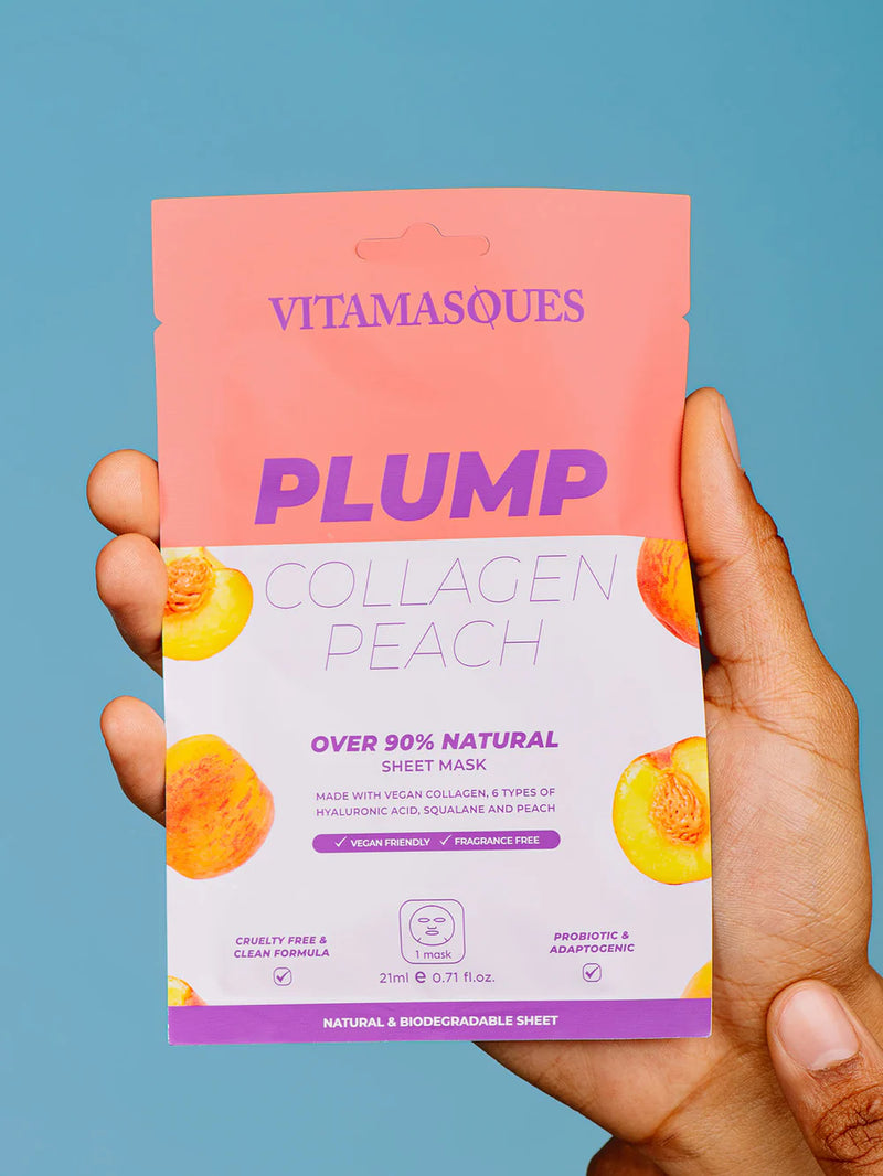 Vitamasques - Collagen Plump Peach Sheet Mask 21ml
