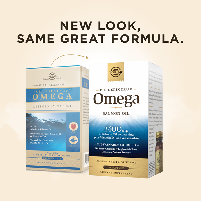 Solgar - Full Spectrum Omega Salmon Oil 120 Softgels