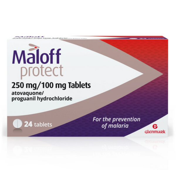 Maloff Protect - Anti-Malaria Tablets 250mg / 100mg 24 Tablets (P)
