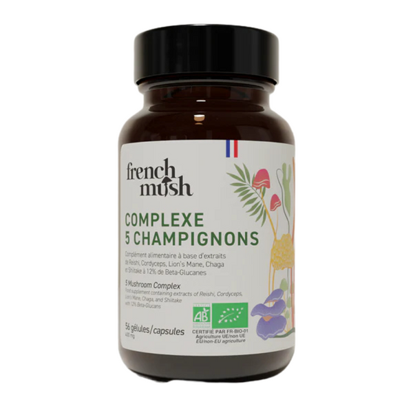French Mush - Complex 5 Mushrooms 56 Capsules