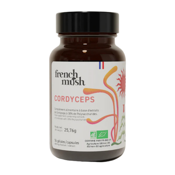 French Mush - Cordeyceps 56 Capsules