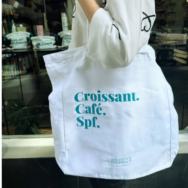 The French Pharmacy - ‘Croissant, Café, SPF' Tote Bag