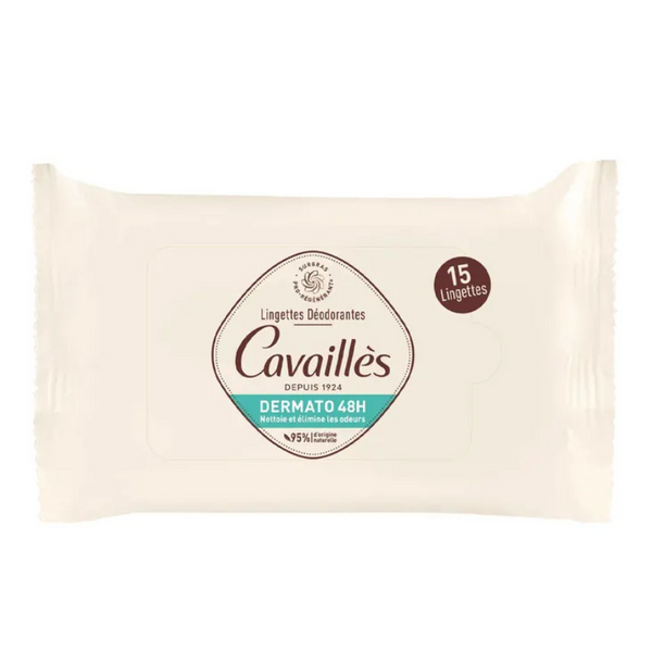 Rogé Cavaillès  - Dermato 48h Deodorant Wipes 15 Wipes