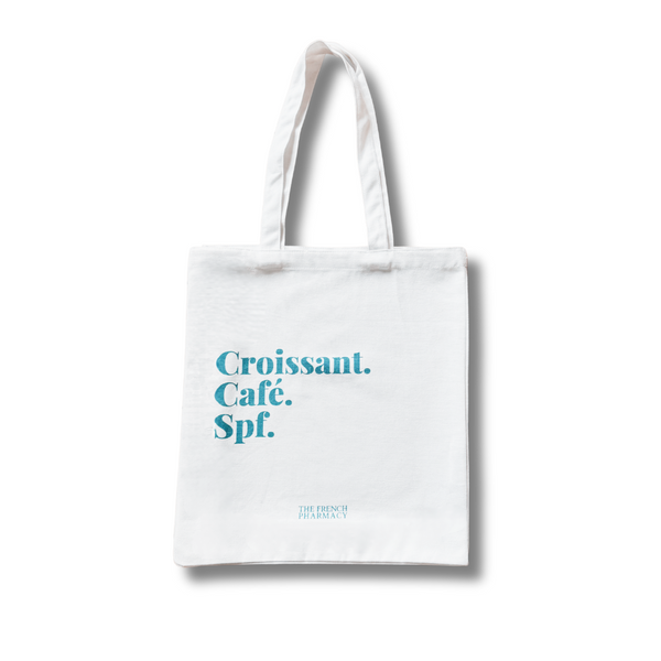 The French Pharmacy - ‘Croissant, Café, SPF' Tote Bag