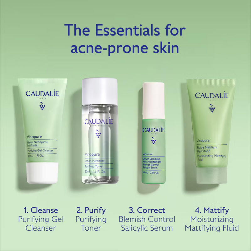 Caudalie - Vinopure 4-Step Anti-Blemish Routine Starter Kit