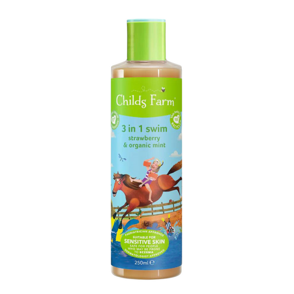 Childs Farm - Shampoo, Conditioner and Body 3 in 1 Wash Swim 250ml
