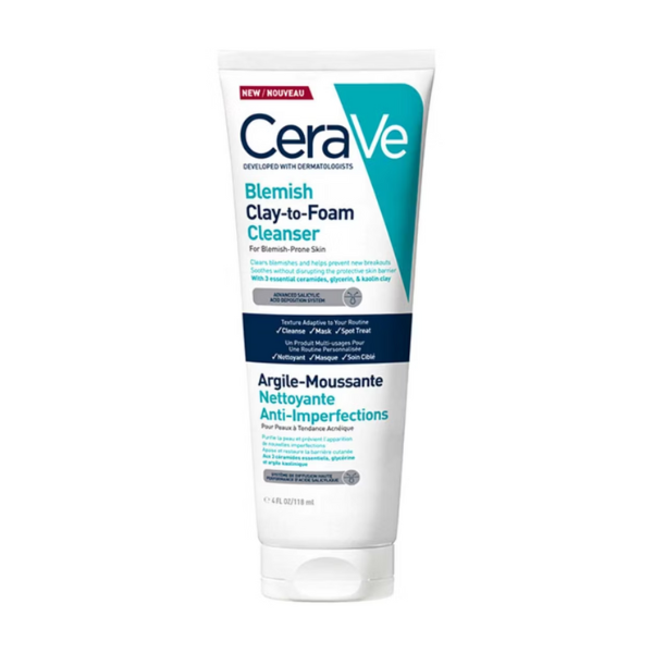 CeraVe - Blemish Clay-to-Foam Cleanser 118ml