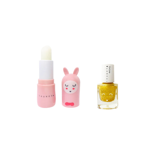 Inuwet - Maison Juliette Lip Balm Strawberry & Nail Varnish Papaya Gift Set