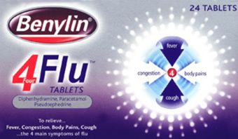Benylin - 4 Flu Tablets (24) (P)