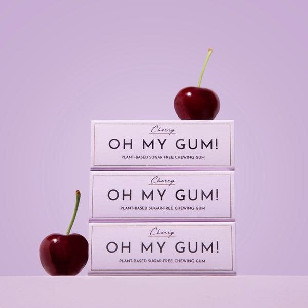 Oh My Gum - Cherry Chewing Gum 19g