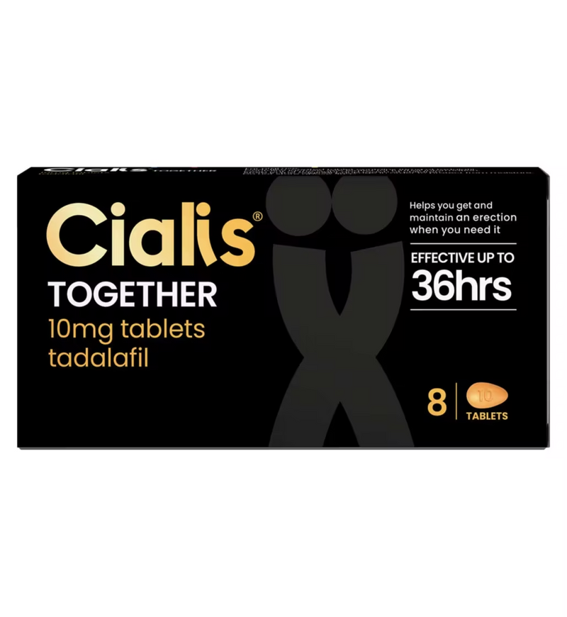Cialis Together - Tadalafil 10mg  - 4/8 Tablets (P)