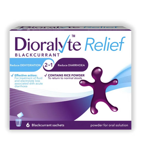 Dioralyte Relief - Blackcurrant 6 Sachets