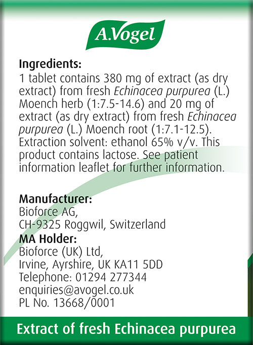 A. Vogel - Echinaforce Echinacea Tablets