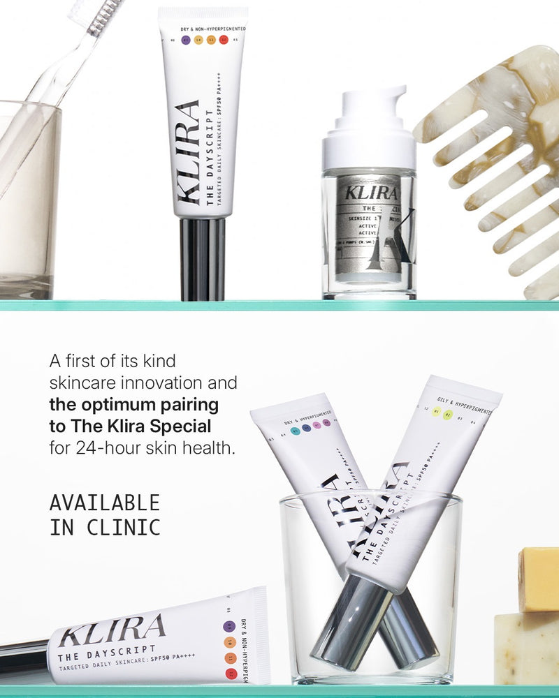 Klira - The Dayscript 7-in-1 targeted daily skincare, SPF50 PA ++++