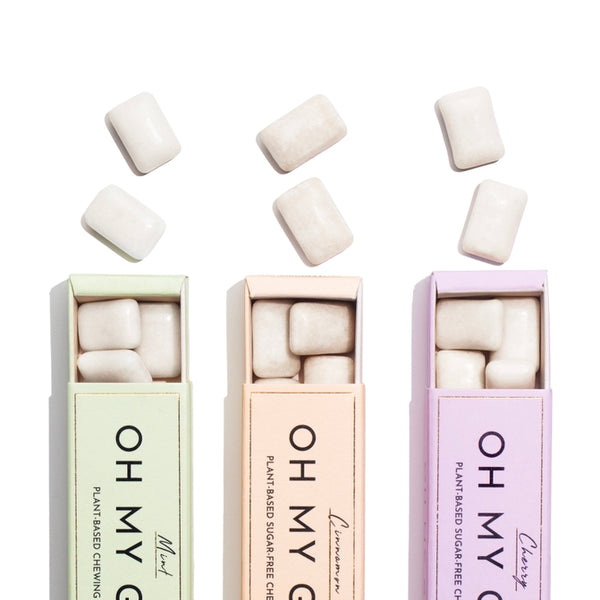 Oh My Gum - Cherry Chewing Gum 19g – The French Pharmacy