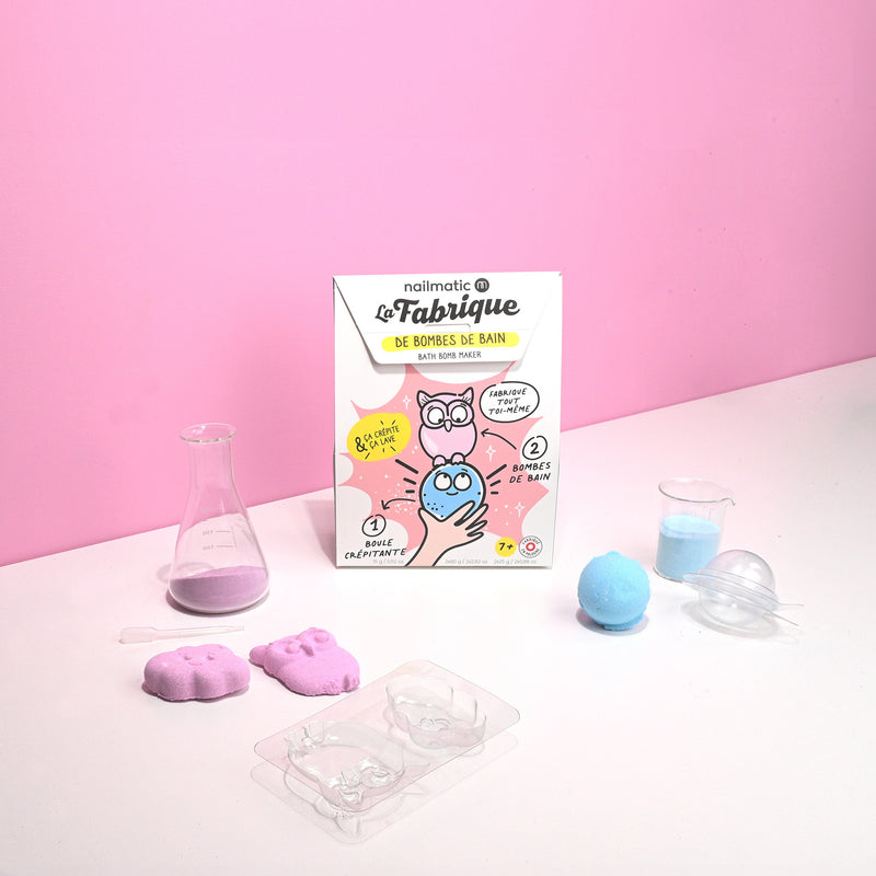 Nailmatic - Owl Crackling Bath Bomb Kit