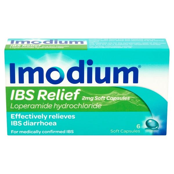 Imodium - IBS Relief 2mg Loperamide 6 Capsules