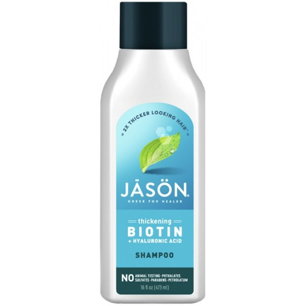 Jason - Thicken & Restore Biotin + Hyaluronic Acid Shampoo 473ml
