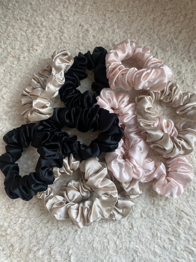 Chillsilk - Silk Scrunchies Trio