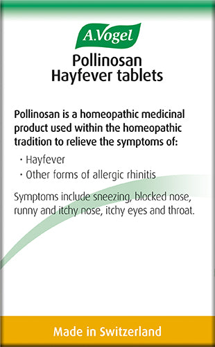 A. Vogel - Pollinosan Hayfever 120 Tablets