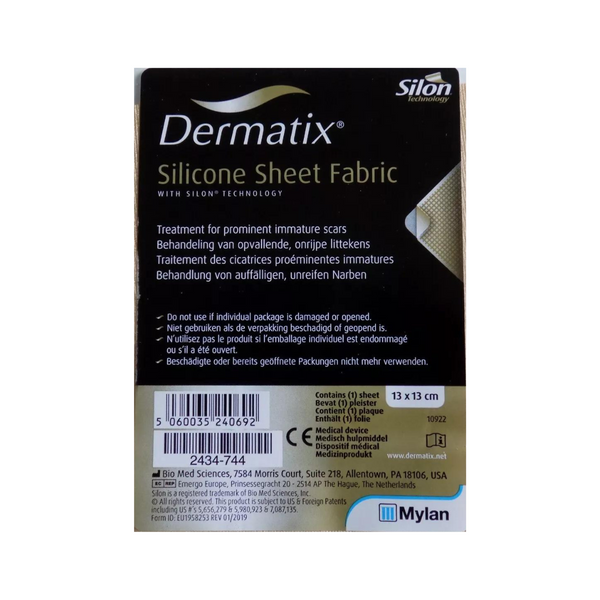 Dermatix - Silicone Sheet Fabric 13x13cm