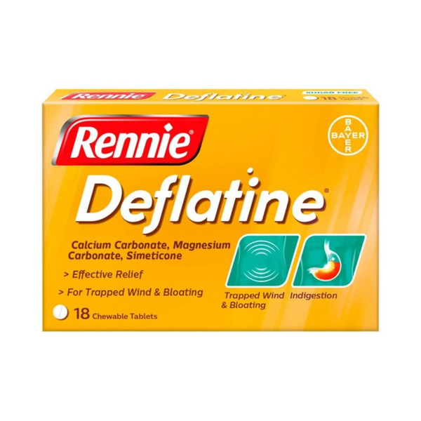 Rennie - Deflatine 18 Tablets