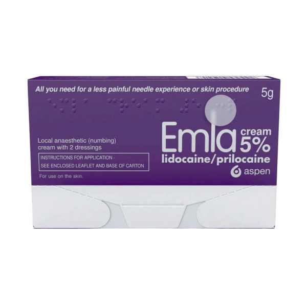 Emla - Cream Tube 5g & 2 dressings (P)