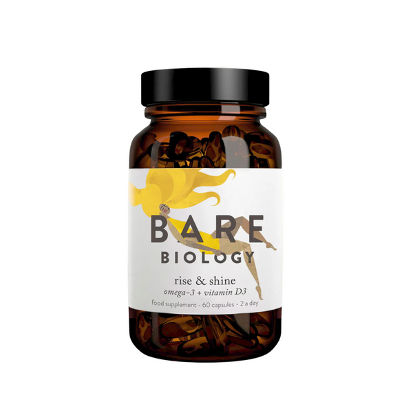 Bare Biology - Rise & Shine Omega-3 Plus Vitamin D3 - 60 capsules