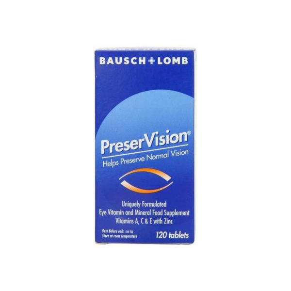 Bausch +  Lomb - Preservision Tablets 120 tablets