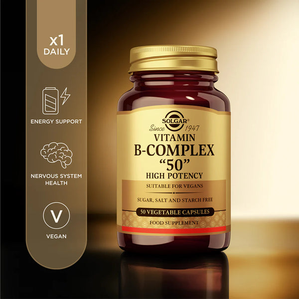 Solgar - Vitamin B-Complex “50” Vegetable Capsules