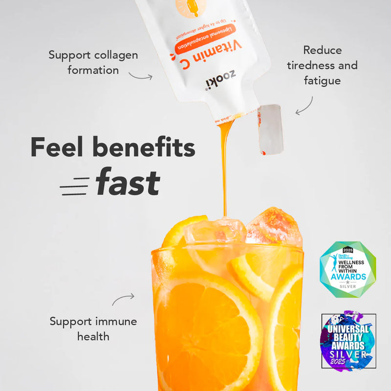 Zooki - Liposomal Vitamin C Citrus & Orange Liquid Sachets 1000mg 14 x 15ml