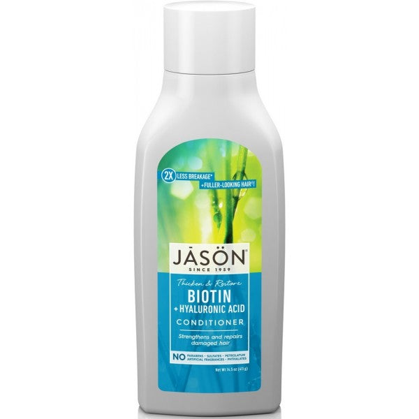 Jason - Thicken & Restore Biotin + Hyaluronic Acid Conditioner 473ml