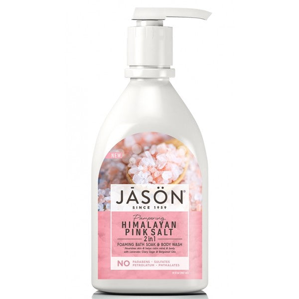 Jason - Himalayan Pink Salt 2-In-1 Foaming Bath Soak & Body Wash 887ml