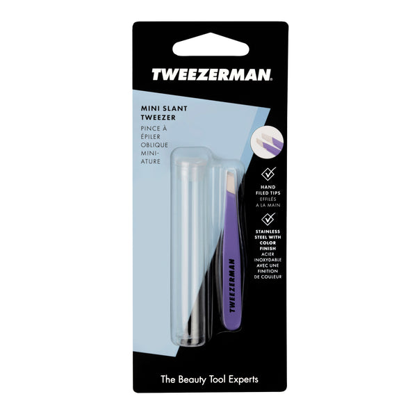 Tweezerman - Mini Slant Tweezer Booming Lilac