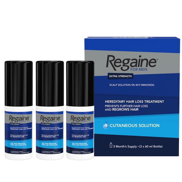 Regaine - For Men Extra Strength Scalp Solution 3X60ml