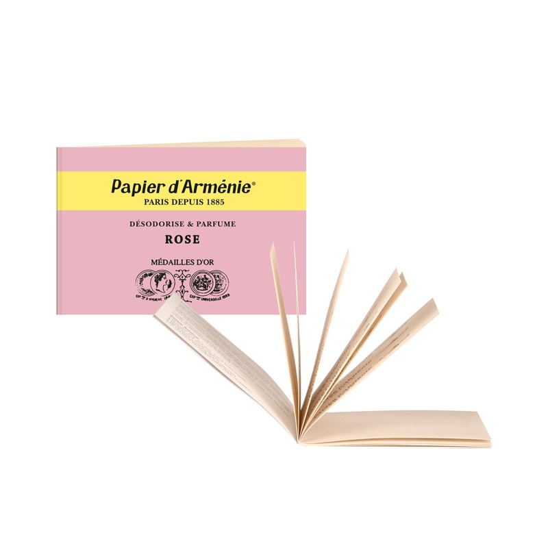 Papier d'Arménie - Rose Perfume Booklet