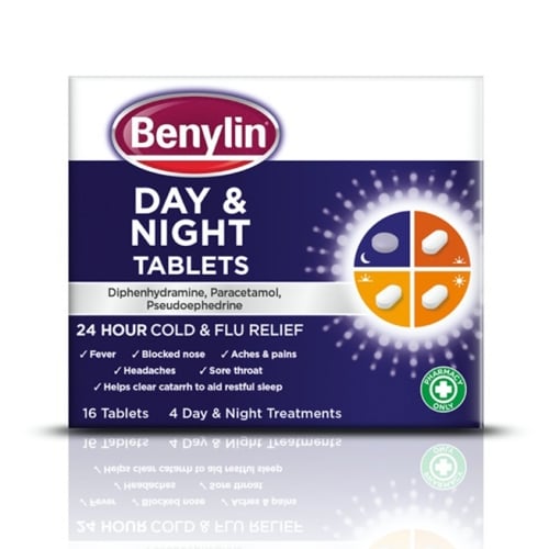 Benylin - Day & Night Cold & Flu Relief (16)
