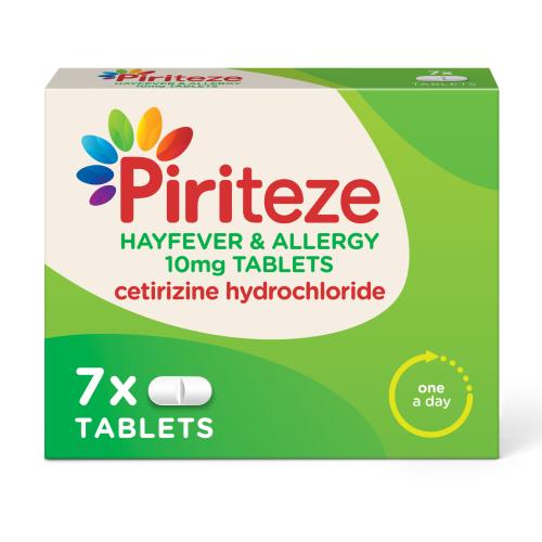 Piriteze - Allergy One-a-day 7 Tablets