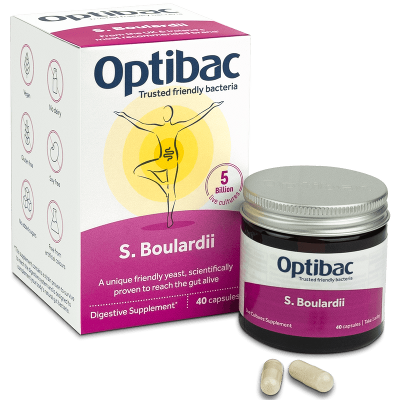 Optibac - Saccharomyces Boulardii Capsules