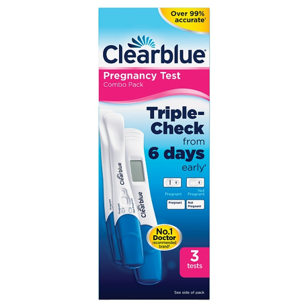 Clearblue - Triple Check 6 Days Early Combo Pack