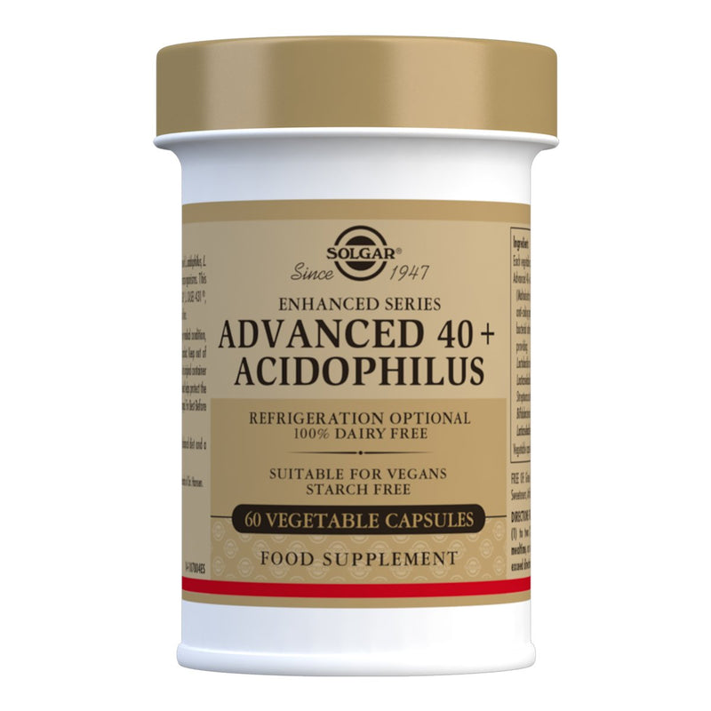Solgar - Advanced 40+ Acidophilus 60 Vegetable Capsules*