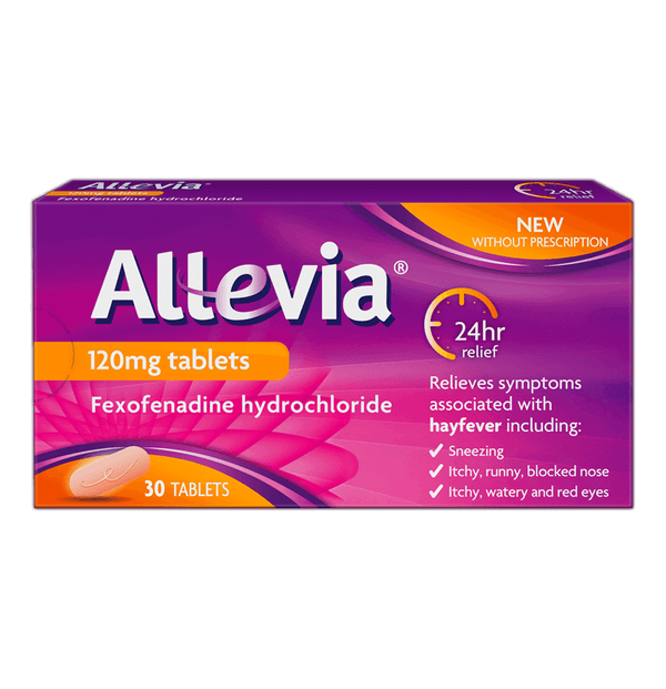Allevia - Fexofenadine 120mg 30 Tablets