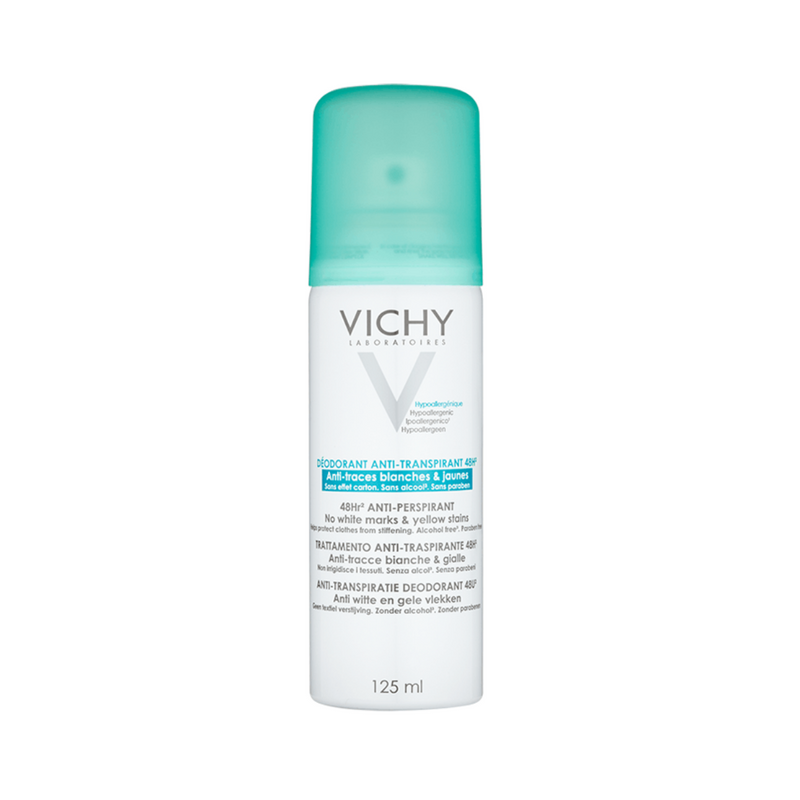 Tekstforfatter Dripping sanger Vichy - 48H No Marks Anti Perspirant Deodorant Spray 125ml – The French  Pharmacy