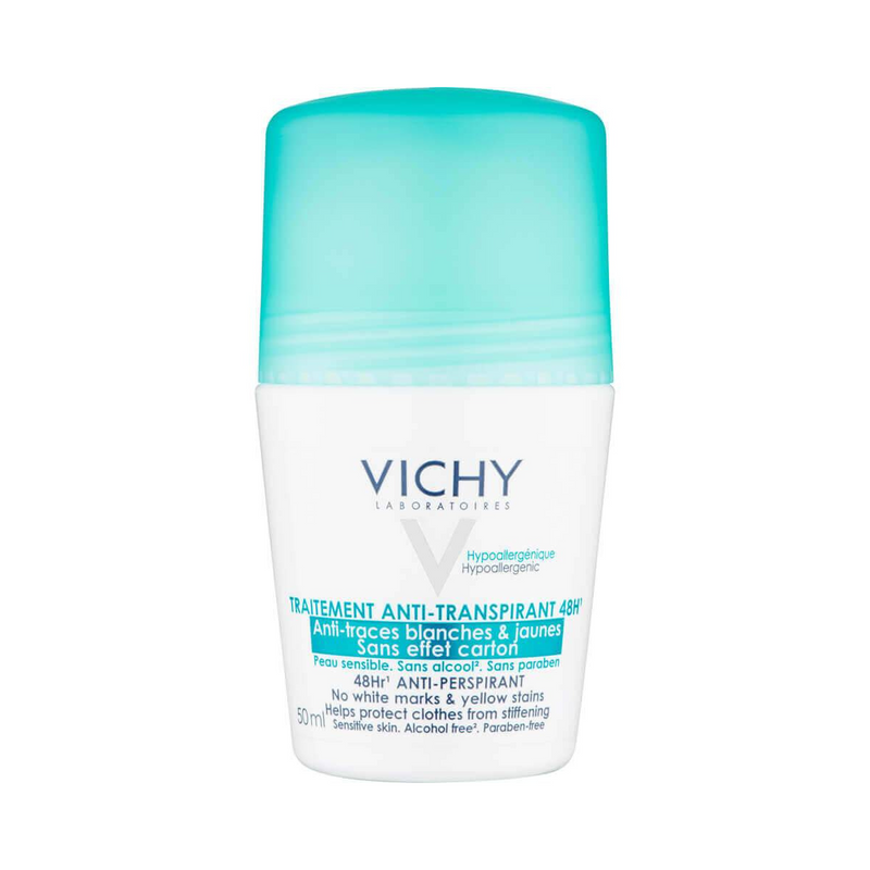 Vichy - 48H No Marks Roll On Anti Perspirant 50ml
