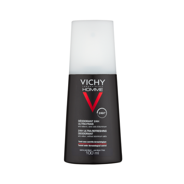 klokke loft Blind tillid Vichy - Homme Ultra Refreshing Deodorant Spray 100ml – The French Pharmacy