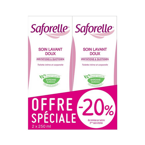 Saforelle - Intimate Cleansing Gel Duo 2x250ml